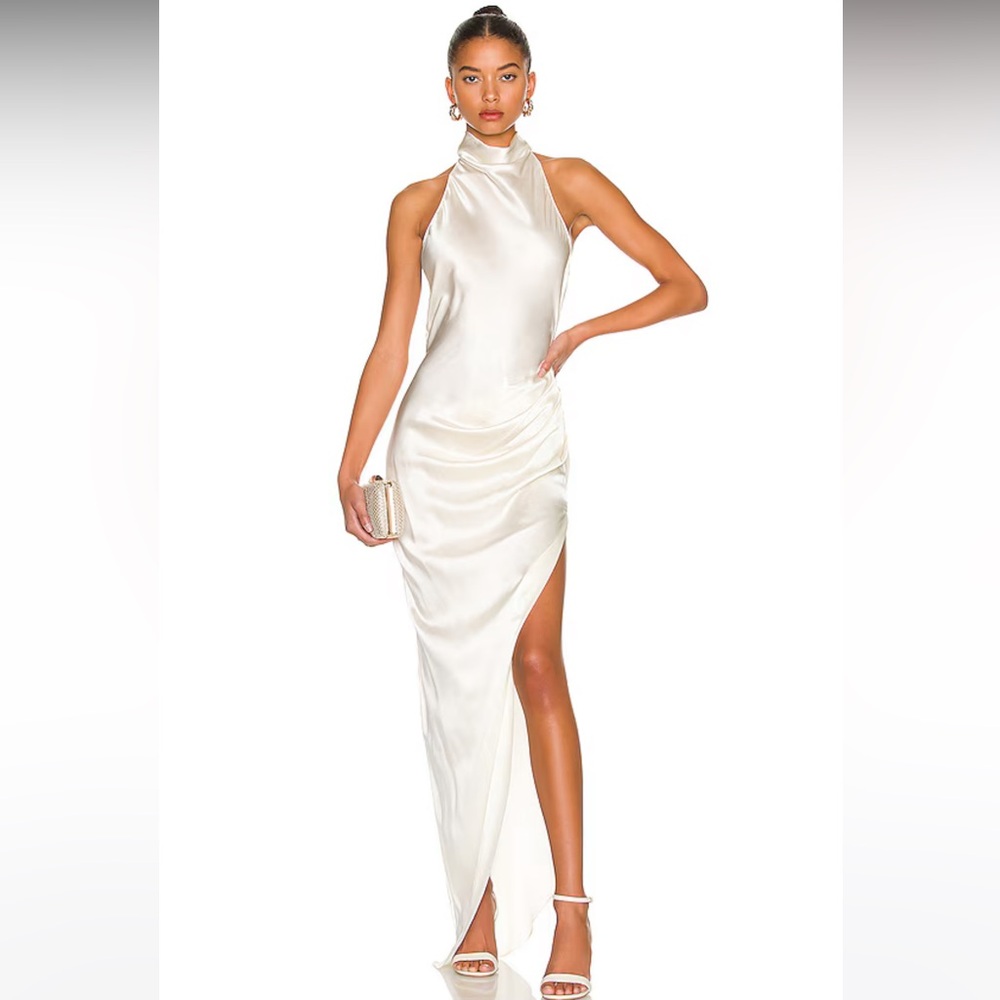 Amanda Uprichard Samba Gown in Ivory
